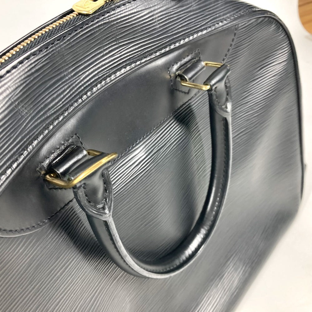 LOUIS VUITTON Handbag Epi Leather black Epi Special Order Deauville Women