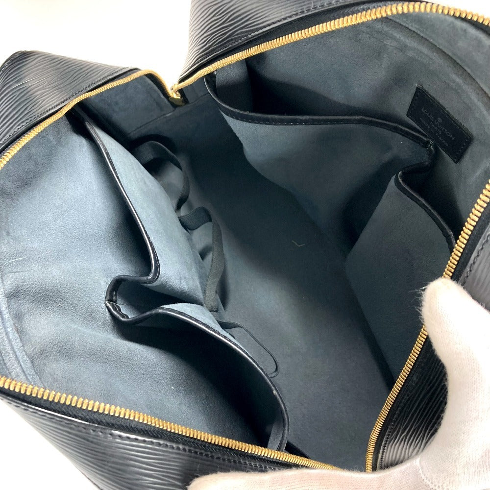 LOUIS VUITTON Handbag Epi Leather black Epi Special Order Deauville Women