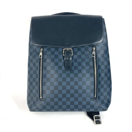 LOUIS VUITTON Backpack Damier Cobalt Canvas Navy Damier Cobalt Newport