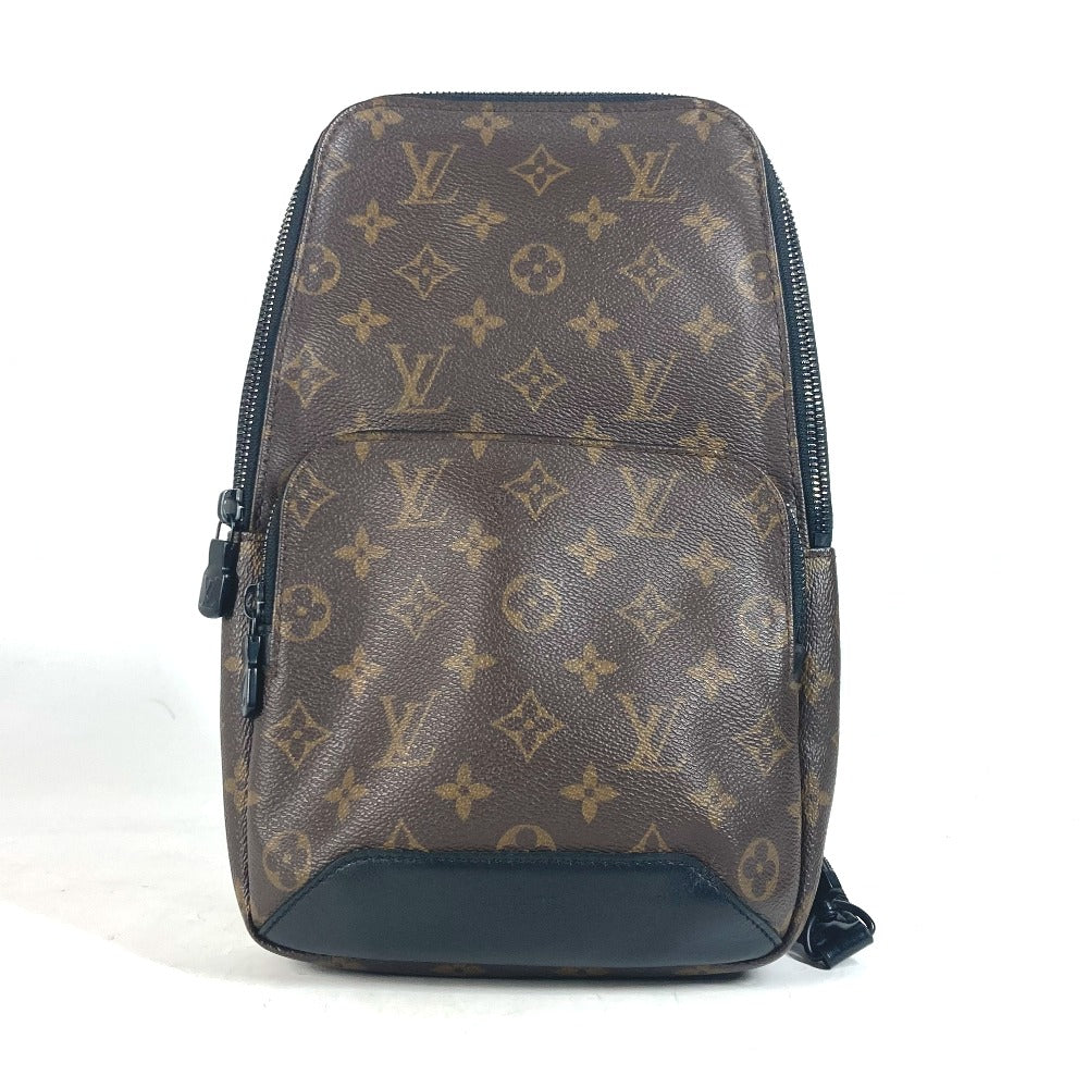 LOUIS VUITTON Sling bag Monogram canvas Brown Monogram macacer Avenue Sling Bag
