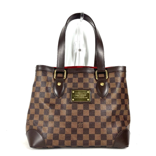 LOUIS VUITTON Tote Bag Damier canvas Brown Damier HamsteadPM