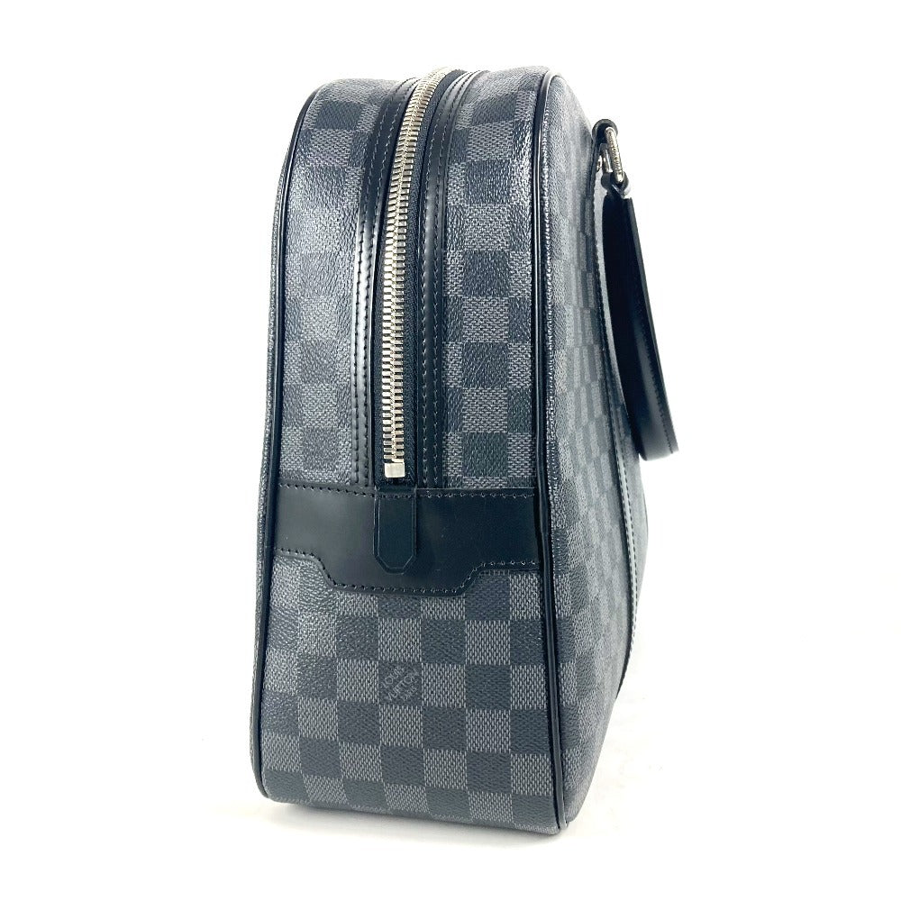 LOUIS VUITTON Business bag Damier Grafitto Canvas black Damier Grafitte Porto Documan-Voyage