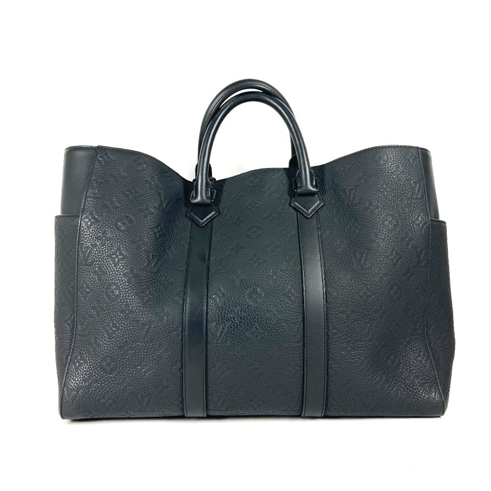 LOUIS VUITTON Shoulder Bag Taurillon Clemence Leather black Monogram Taurillon Clemence Sac Plat 24H