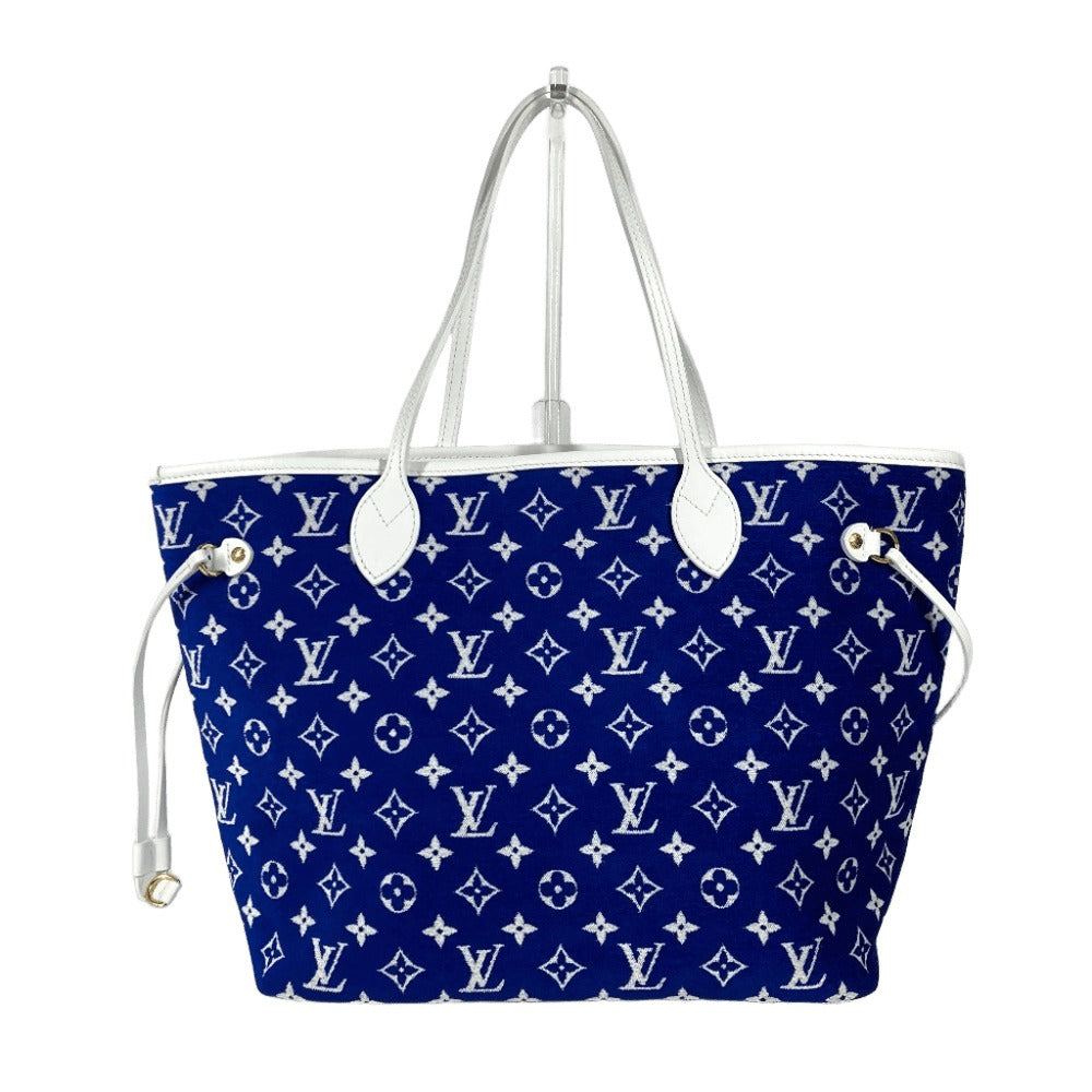 LOUIS VUITTON Shoulder Bag , Monogram Jacquard Velvet blue monogram jacquard velvet Neverfull MM