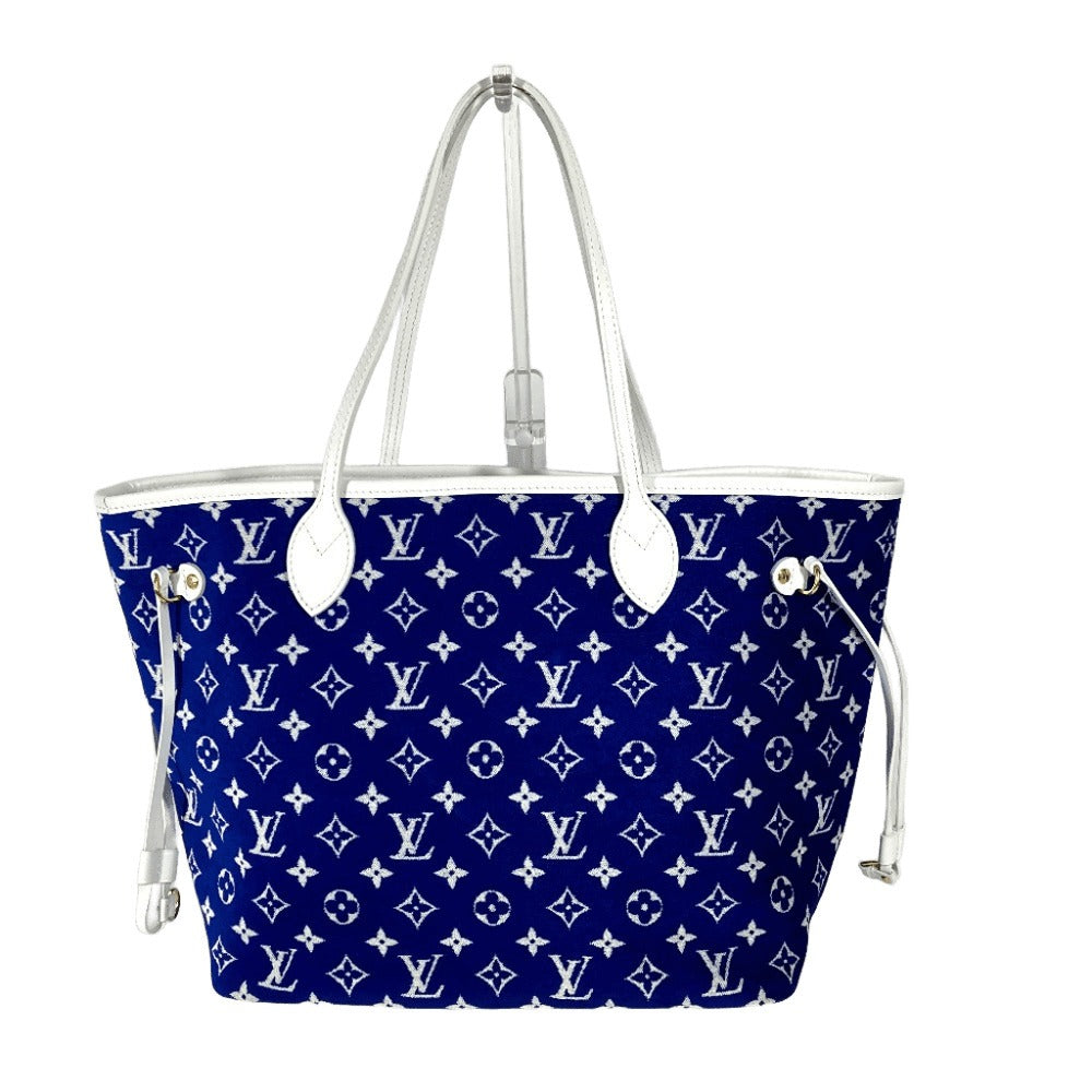 LOUIS VUITTON Shoulder Bag , Monogram Jacquard Velvet blue monogram jacquard velvet Neverfull MM