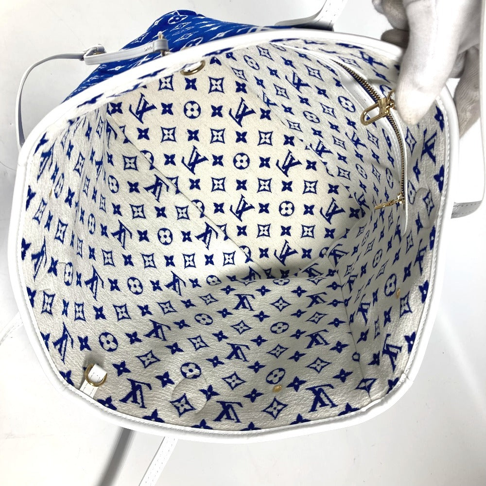 LOUIS VUITTON Shoulder Bag , Monogram Jacquard Velvet blue monogram jacquard velvet Neverfull MM