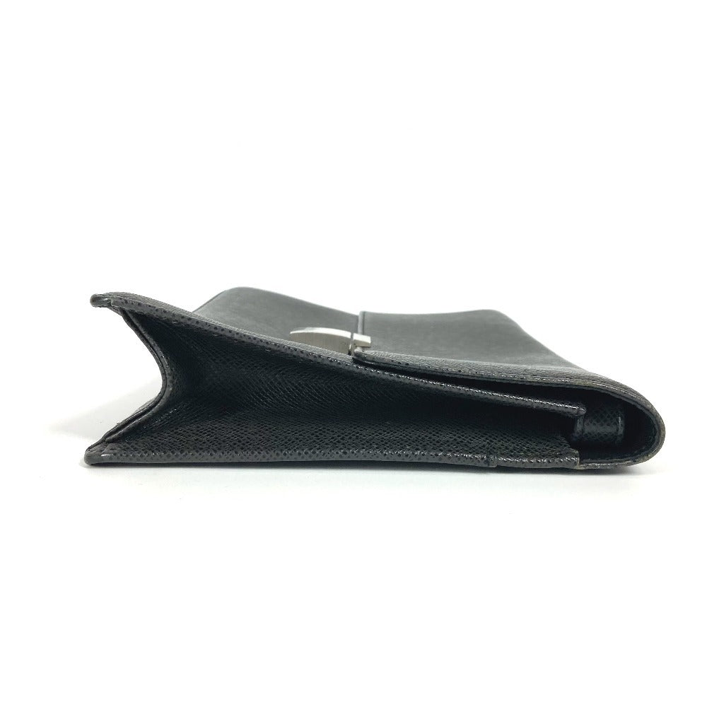 LOUIS VUITTON business bag Taiga Leather black Taiga Selenga