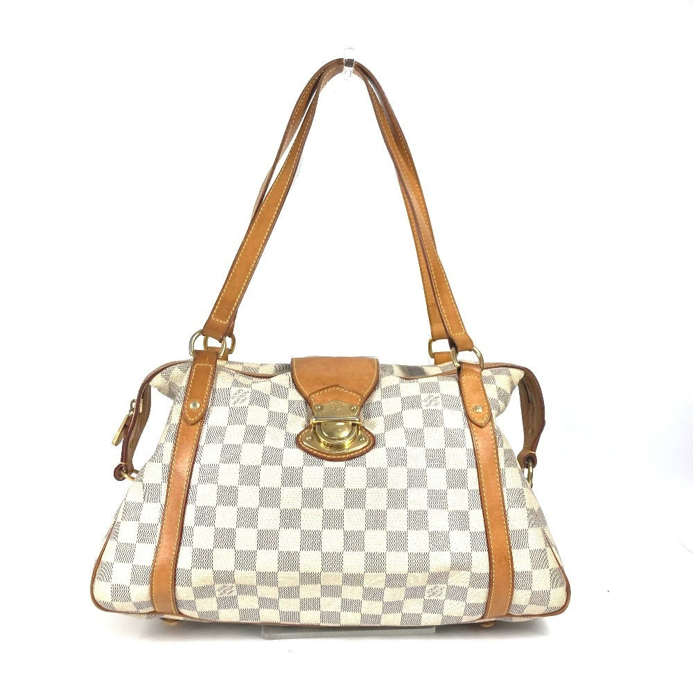 LOUIS VUITTON Shoulder Bag Damier Azur Canvas white Damier Azur Stresa PM Women
