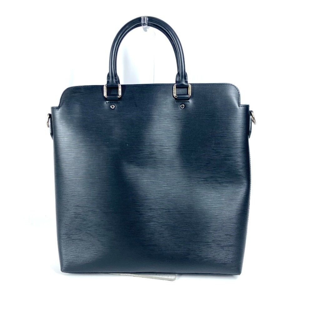 LOUIS VUITTON Business bag Epi Leather black Epi Brooks Tote mens