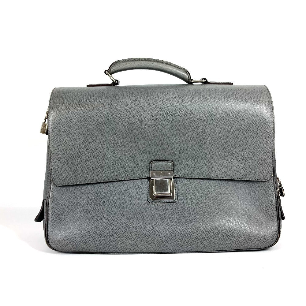 LOUIS VUITTON Business bag ‚l32638 Taiga Leather gray Taiga Vasiri GM mens