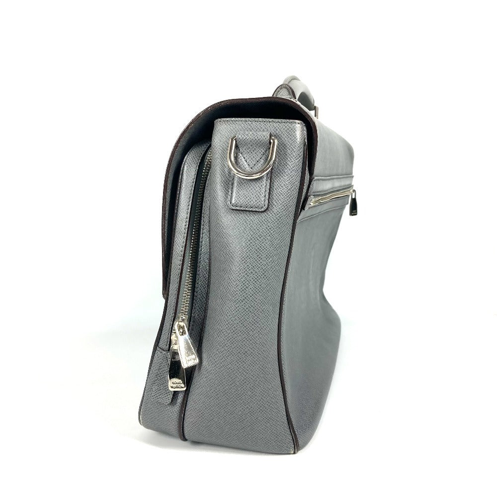 LOUIS VUITTON Business bag ‚l32638 Taiga Leather gray Taiga Vasiri GM mens