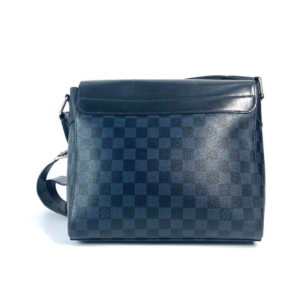 LOUIS VUITTON Shoulder Bag Damier Cobalt Canvas Navy Damier Cobalt Newport Messenger PM unisex(Unisex)