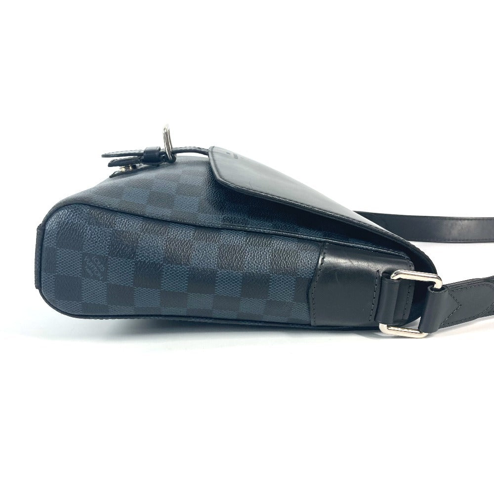LOUIS VUITTON Shoulder Bag Damier Cobalt Canvas Navy Damier Cobalt Newport Messenger PM unisex(Unisex)