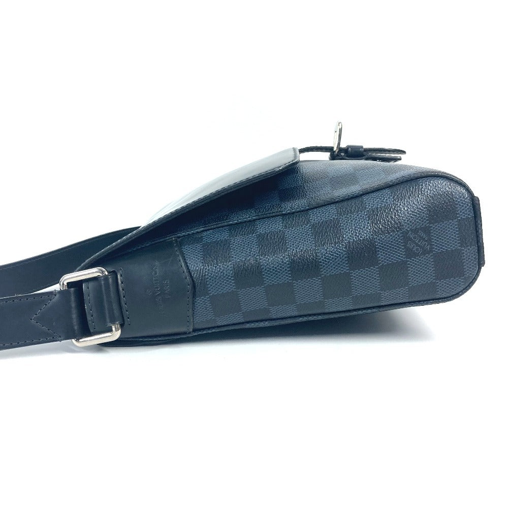 LOUIS VUITTON Shoulder Bag Damier Cobalt Canvas Navy Damier Cobalt Newport Messenger PM unisex(Unisex)