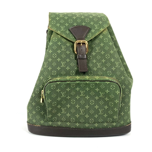 LOUIS VUITTON Backpack Monogram mini canvas khaki Monogram mini Montsouris GM unisex(Unisex)