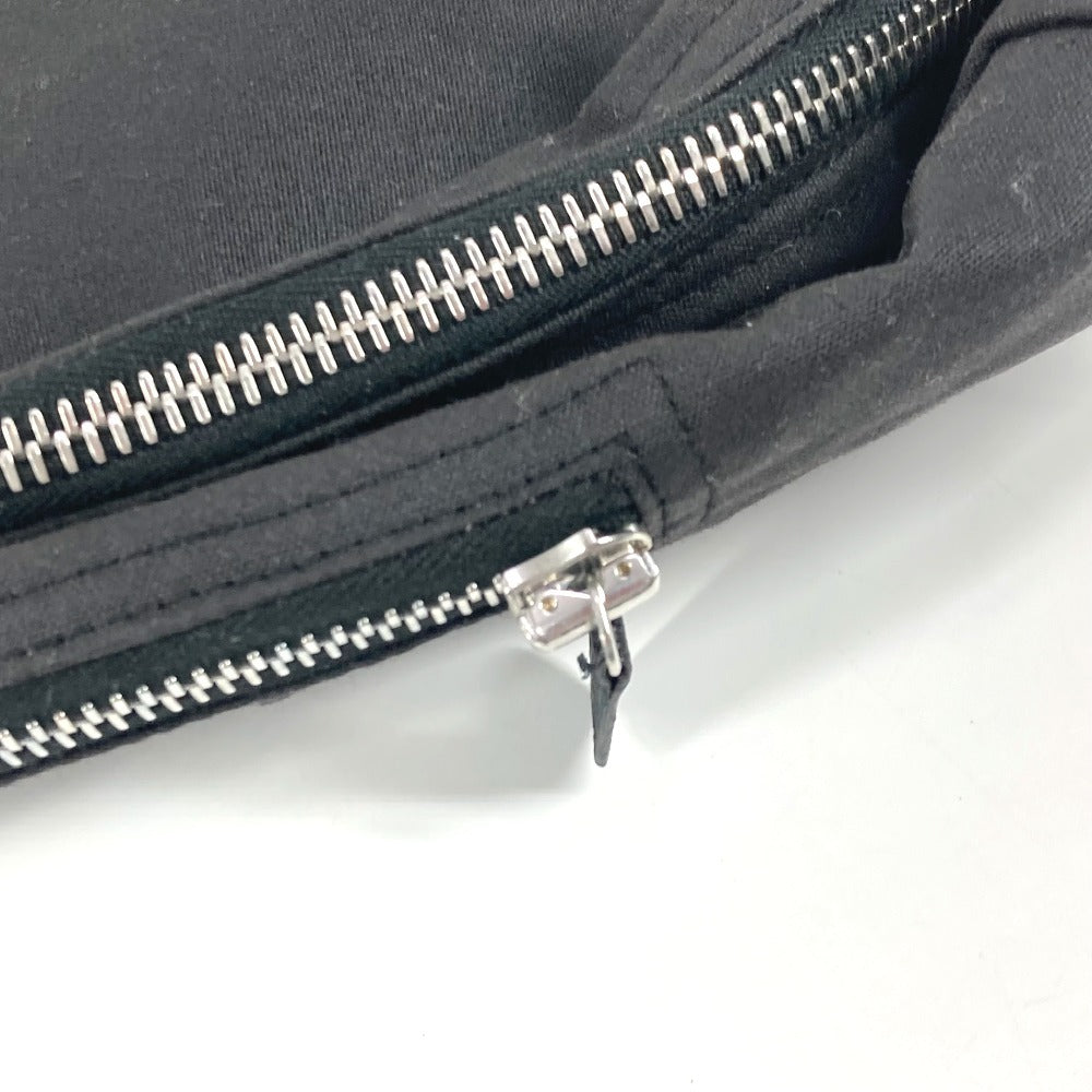 HERMES Pouch canvas black Bag Bag Cover Business Bag unisex(Unisex)