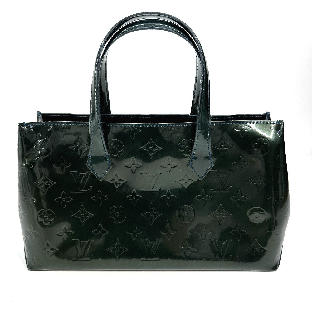 LOUIS VUITTON Handbag Monogram Vernis green Monogram Vernis Wilsher PM Women