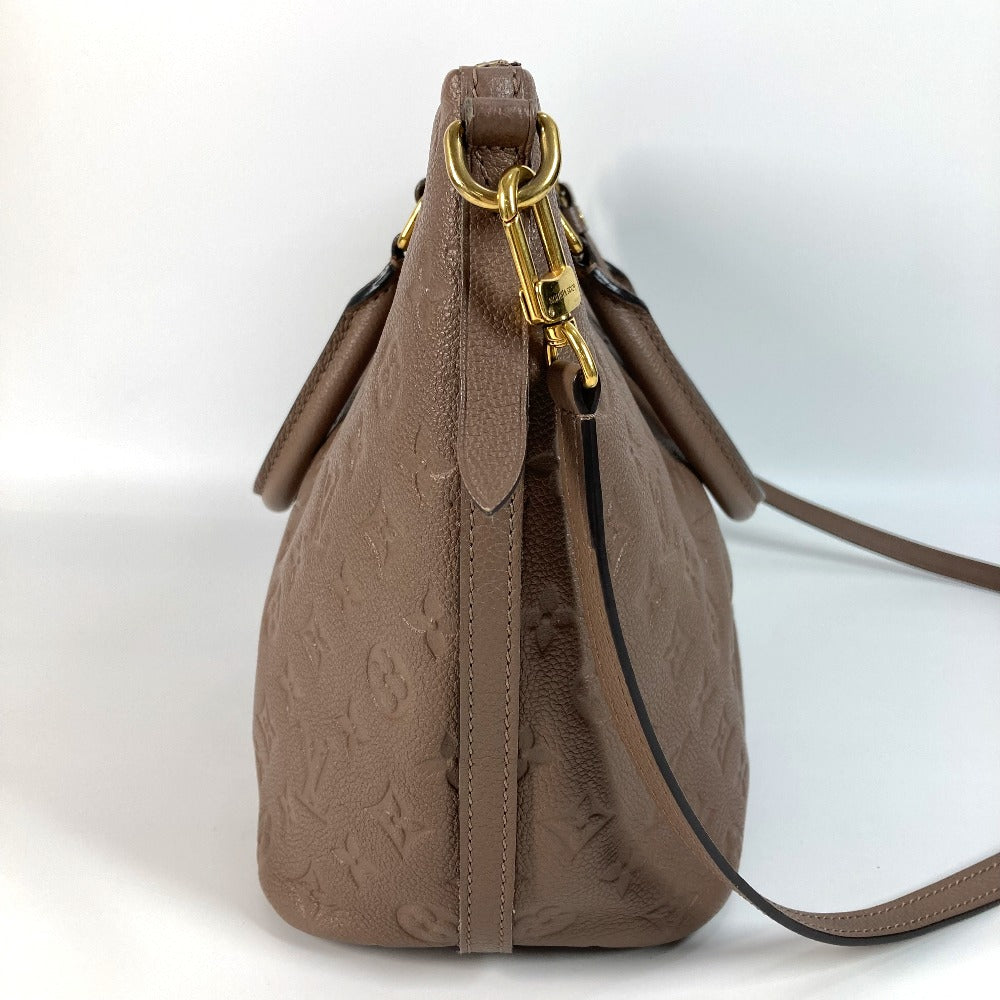 LOUIS VUITTON Handbag Monogram Ann Platt Leather Beige type Monogram Ann Platt Motherline MM