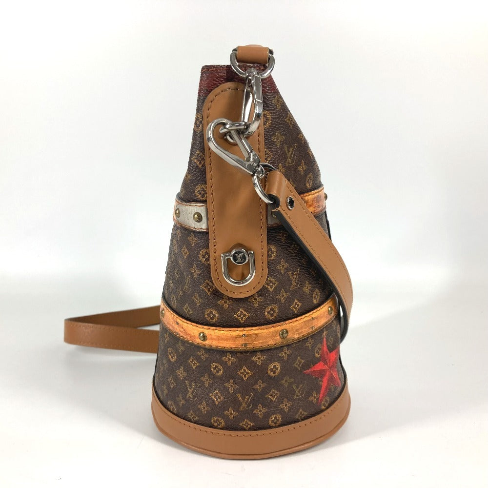 LOUIS VUITTON Shoulder Bag Monogram canvas, leather Brown Transformed monogram Duffel bag unisex(Unisex)