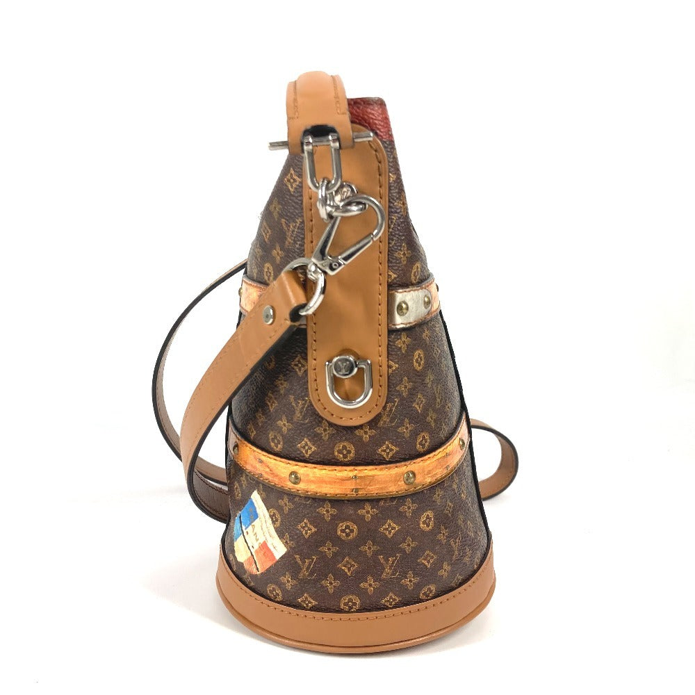 LOUIS VUITTON Shoulder Bag Monogram canvas, leather Brown Transformed monogram Duffel bag unisex(Unisex)