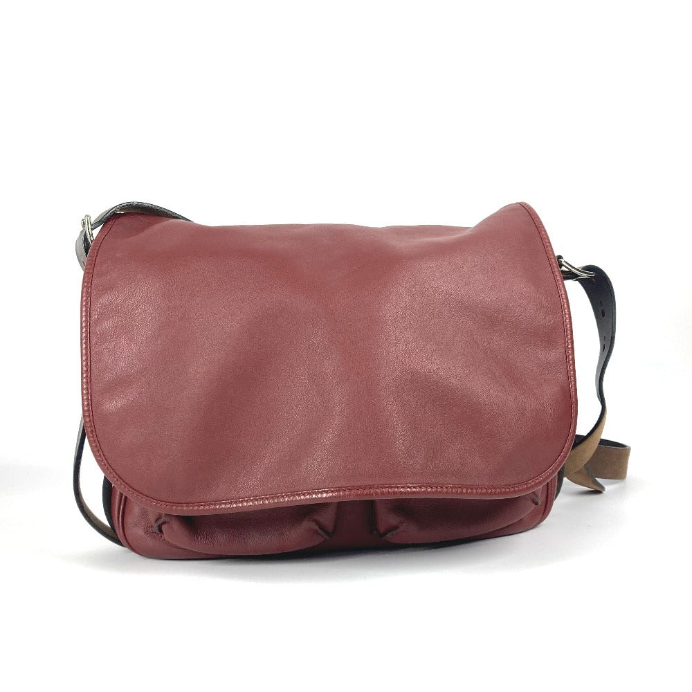 HERMES Shoulder Bag , Vokissim Brown flap Barda 33 unisex(Unisex)
