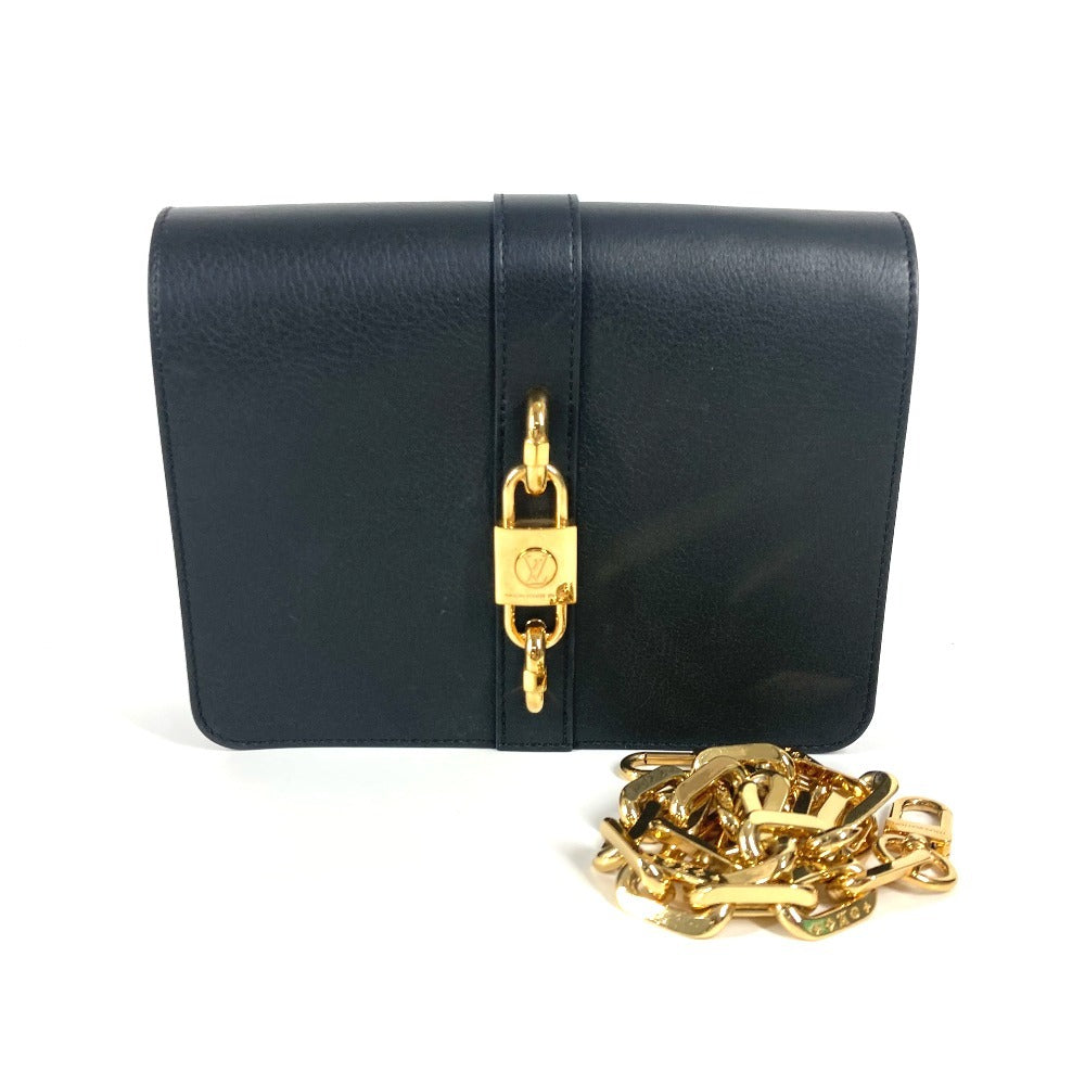 LOUIS VUITTON Shoulder Bag leather black rendezvous Women