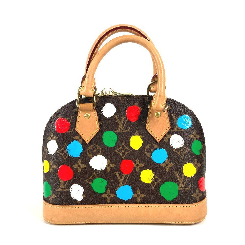 LOUIS VUITTON Handbag Monogram canvas Brown Monogram Painted Dot Yayoi Kusama LV x YK Alma BB Women