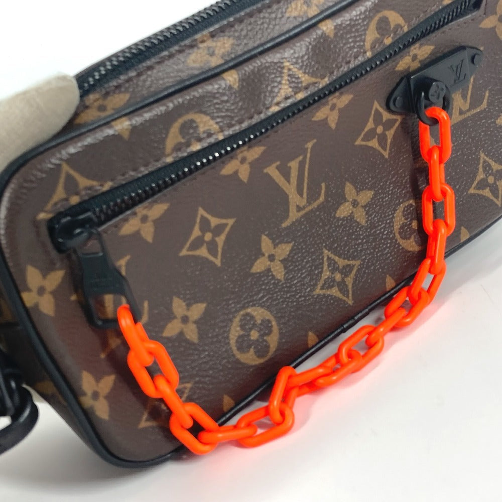 LOUIS VUITTON business bag Monogram canvas Brown Monogram Solar Powered Pochette Volga unisex(Unisex)