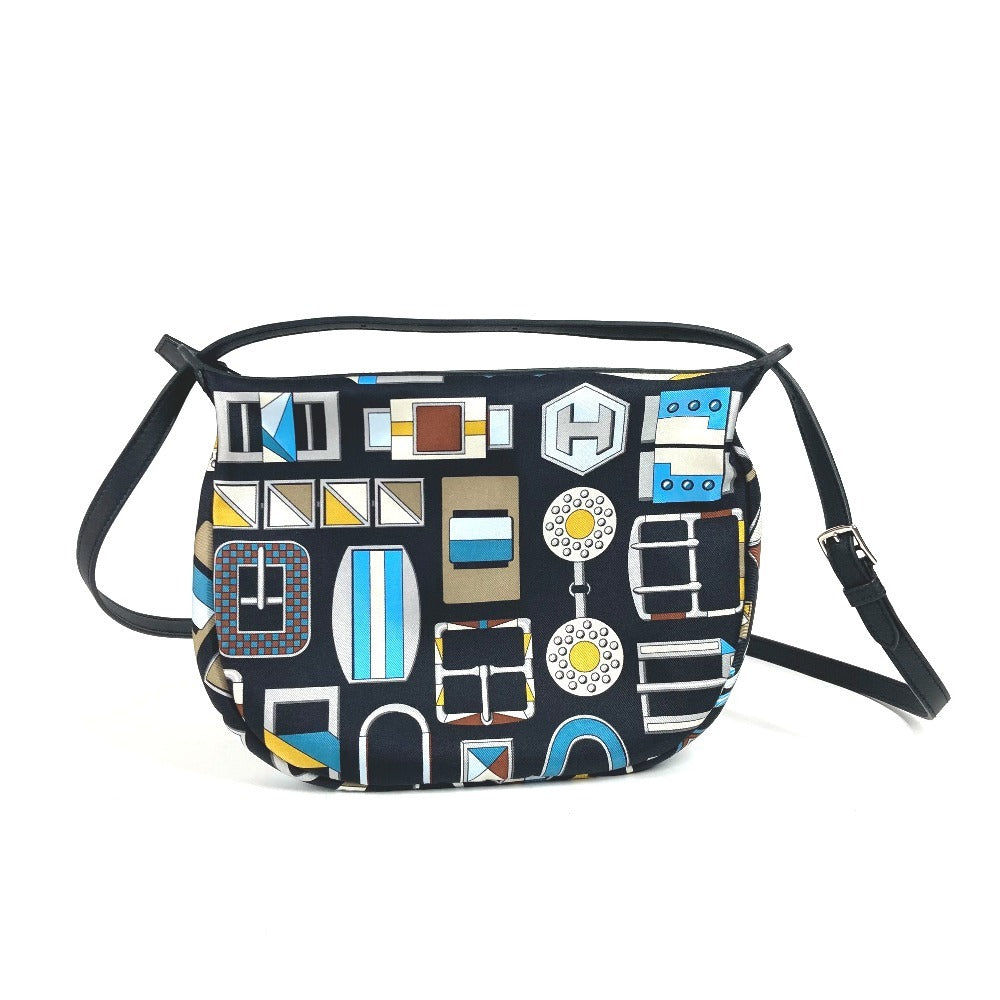 HERMES Shoulder Bag Silk, Swift black CARREENBOUCLESSURSOIETOGO Sursoie Togo Women