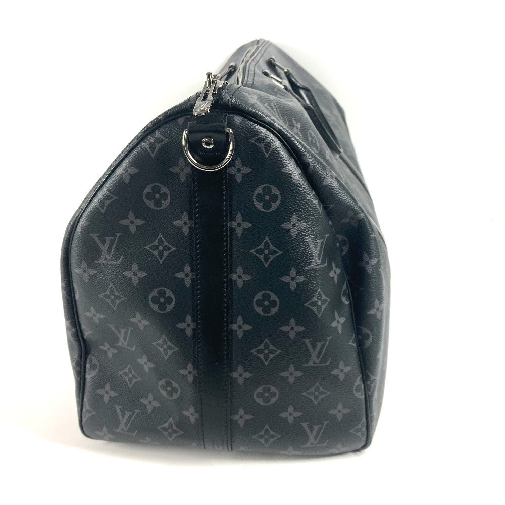 LOUIS VUITTON Boston Duffel bag Monogram Eclipse Canvas black Monogram Eclipse Keepall ・bandouliere55