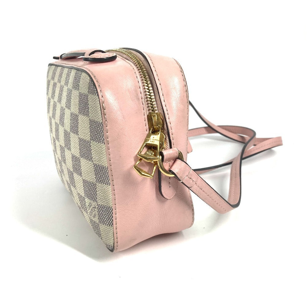 LOUIS VUITTON Shoulder Bag Damier Azur Canvas white Damier Azur Saintonge