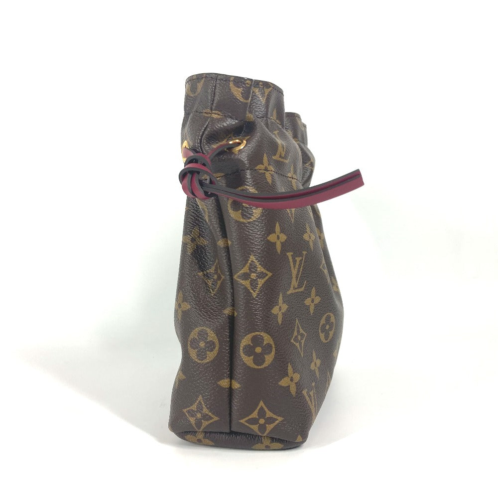 LOUIS VUITTON Pouch Monogram canvas Brown Monogram Drawstring Bag Posh Noe