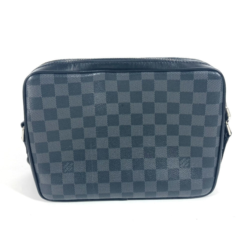 LOUIS VUITTON Shoulder Bag Damier Grafitto Canvas black Damier Grafitte Trocadero unisex(Unisex)