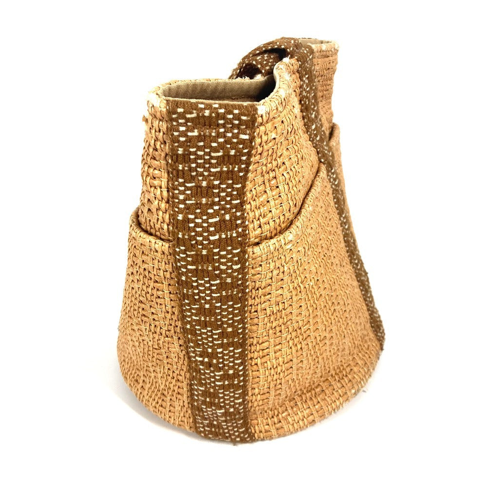 HERMES Handbag Cotton, Cellulose beige Tamur MM