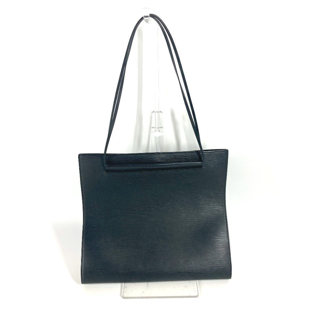 LOUIS VUITTON Shoulder Bag Epi Leather black Epi Saint Tropez