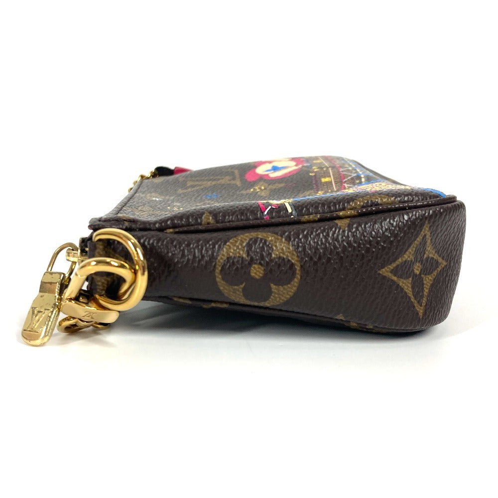 LOUIS VUITTON Handbag Monogram canvas Brown Monogram Vivienne Mini Pochette Accessoires