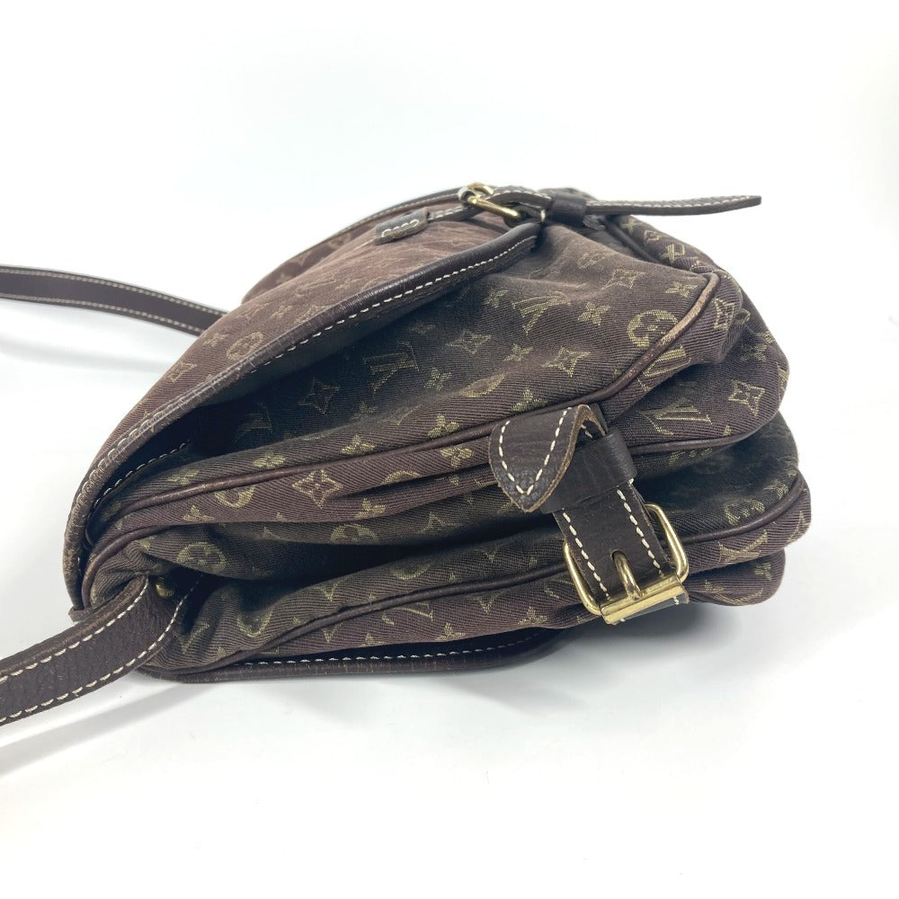 LOUIS VUITTON Shoulder Bag Monogram Mini-LinCanvas Brown Monogram mini run Saumur 30 Women