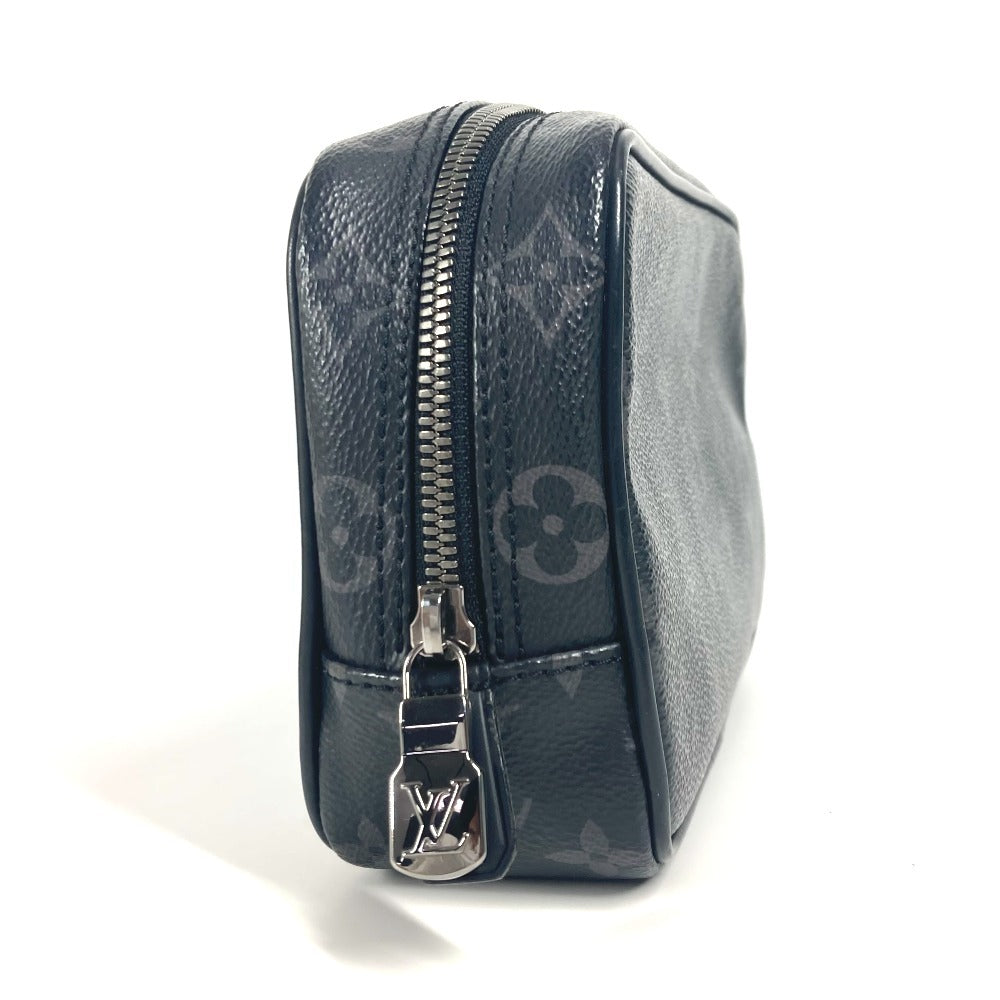 LOUIS VUITTON Pouch Monogram Eclipse Canvas black Monogram Eclipse True Wallet PM