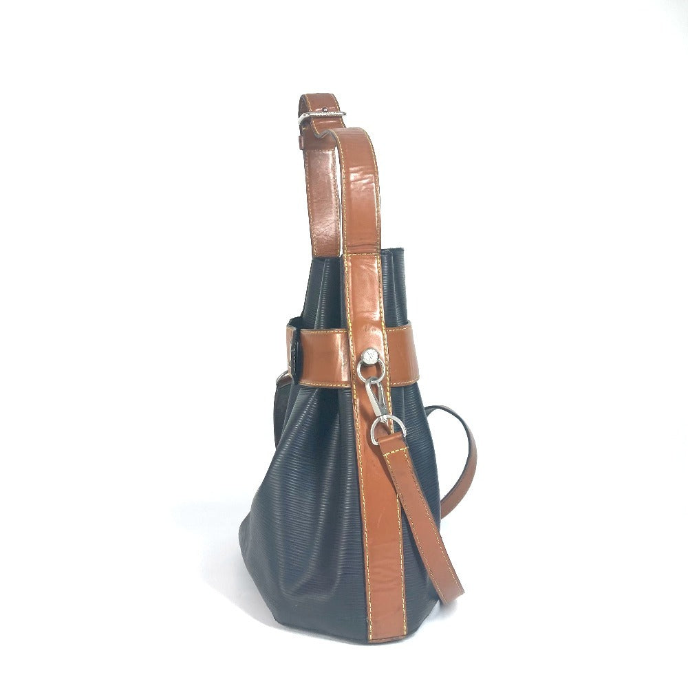LOUIS VUITTON Shoulder Bag Epi Leather black Epi by color Twist Bucket