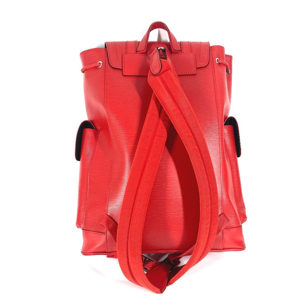 LOUIS VUITTON Backpack Epi Leather Red Supreme SUPREME collaboration Epi Christopher PM