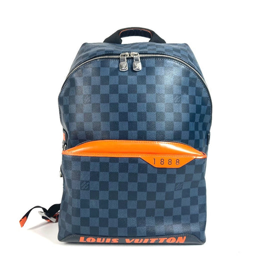 LOUIS VUITTON Backpack Damier Cobalt Canvas Navy Damier Cobalt Discovery backpack