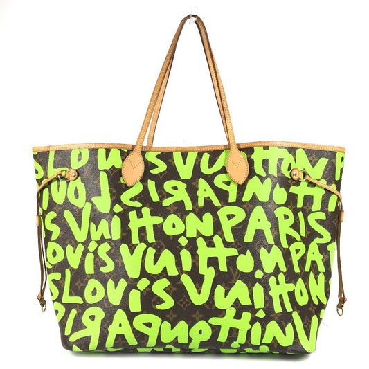 LOUIS VUITTON Tote Bag MonogramGraffitiCanvas green Monogram graffiti Neverfull GM Neverfull GM