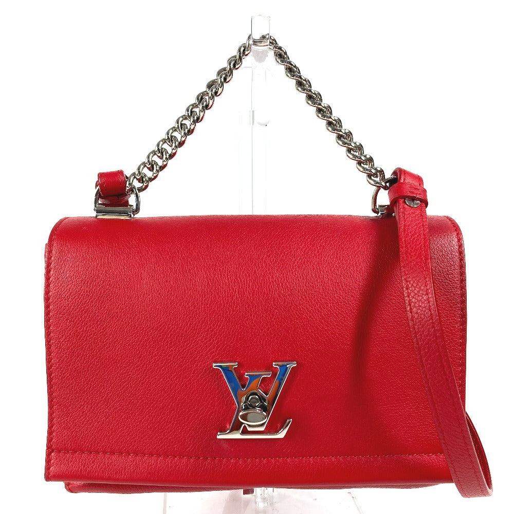 LOUIS VUITTON Handbag Calf leather Red Rock Me 2 BB