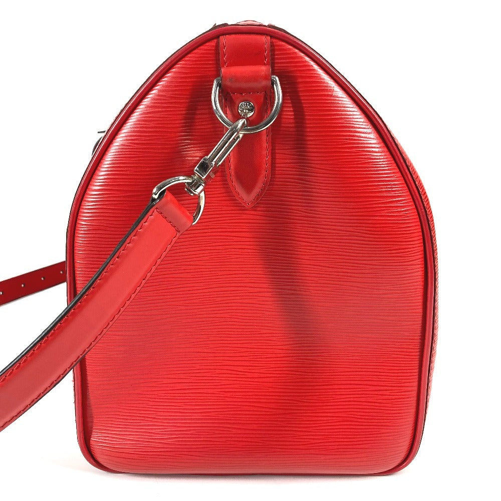 LOUIS VUITTON Boston Duffel bag Epi Leather Red Epi Supreme collaboration Keepall bandouliere45