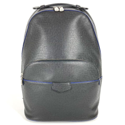 LOUIS VUITTON Backpack Taiga Leather black Taiga Anton
