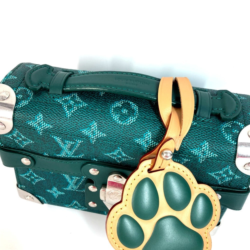 LOUIS VUITTON Handbag Leather, Monogram Heritage Canvas green Monogram Heritage Pharrell Williams Soul Trunk