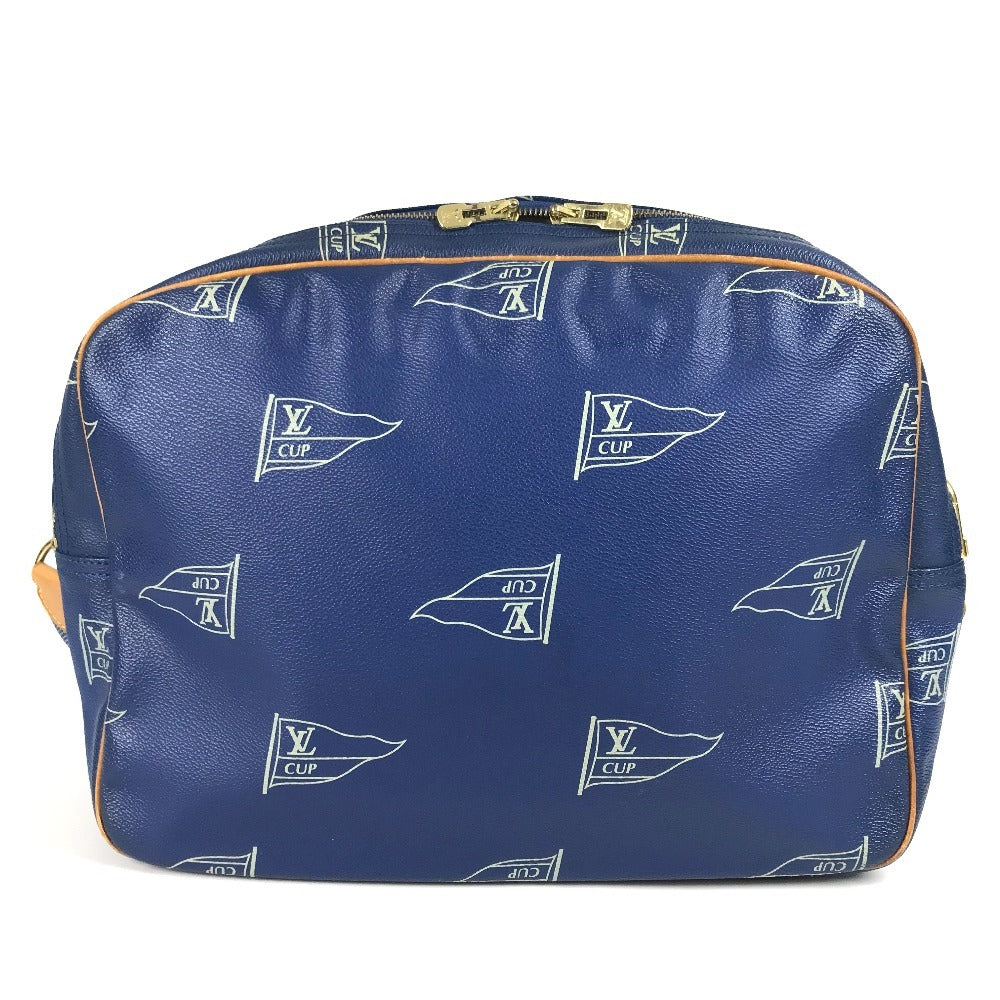 LOUIS VUITTON Shoulder Bag PVC / Leather blue LVCUP Louis Vuitton Cup Sac Cowes