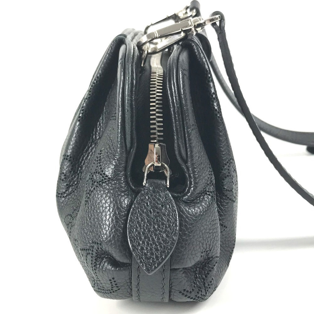 LOUIS VUITTON Shoulder Bag monogram mahina leather black Monogram Mahina Scalar mini