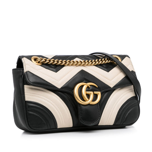 Gucci GG Marmont Leather Quilted Crossbody Style 2