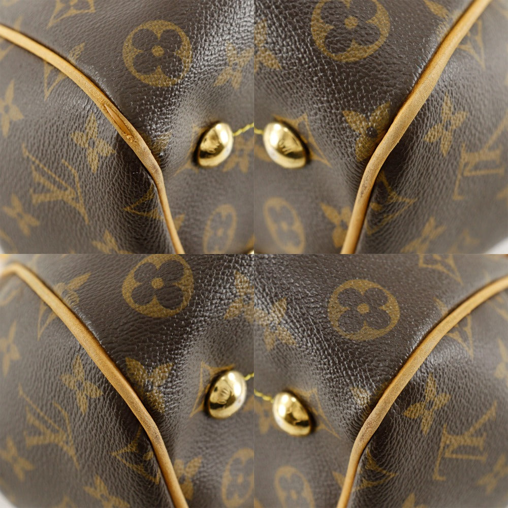LOUIS VUITTON Handbag Monogram canvas Brown Tivoli PM